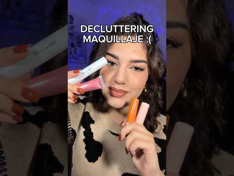 Maquillaje que SE VA de mi Colección 💔 #asmr #decluttering