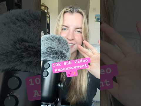 THANK YOU SO MUCHHHH!! comment your name to be in the video 💕💕 #asmr #subscribers #announcement