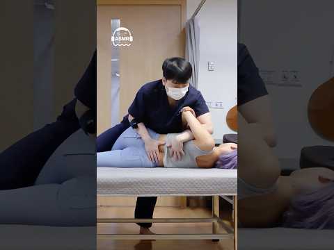 듣기만 해도 허리가 녹아내리는 소리!? 레이싱모델의 역대급 뼈소리