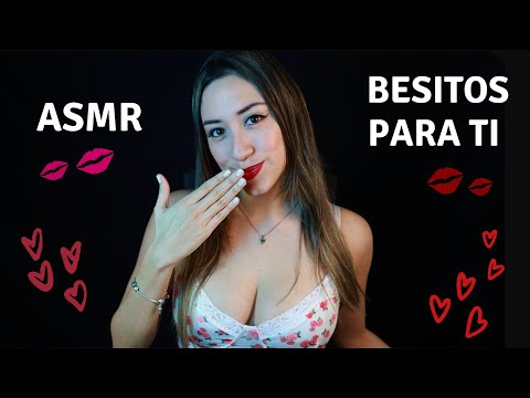 TE DOY MUCHOS BESOS para DORMIR 💋 Mouth Sounds - Afirmaciones positivas 🌙 ASMR ESPAÑOL