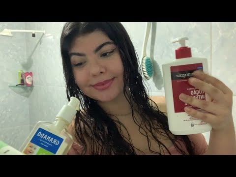 asmr caseiro: tapping nos meus produtos de higiene