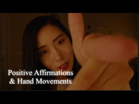 ASMR l Positive Affirmations and Hand Movements 5000% Tingles