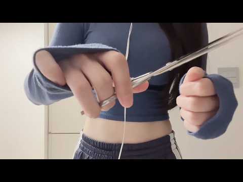 ASMR Barbershop Scissor Sounds
