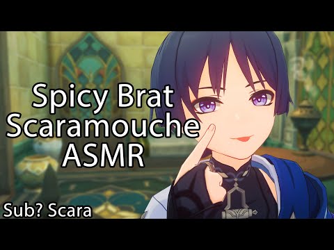 Spicy Brat Scaramouche ASMR | Sharing a Bed With Scara | Genshin RP