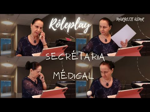 Asmr français, Rôleplay  "Secrétariat médical"