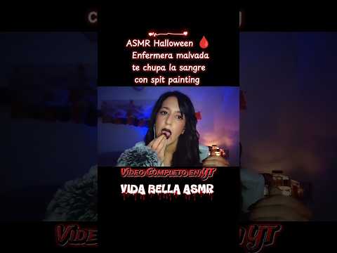 #ASMRHalloween #ASMRRoleplay #ASMRSpitPainting #ASMREnfermera #ASMRMouthSounds