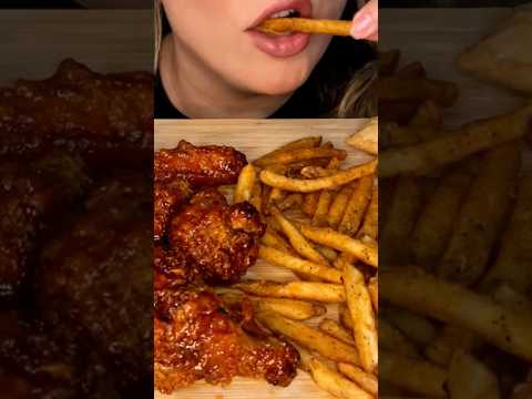 Popeyes Cajun Fries #shorts #asmr #asmreating #popeyes