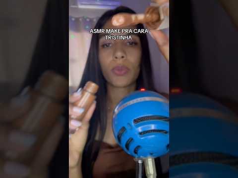 Asmr maquiando seu rostinho #asmr #asmrshorts