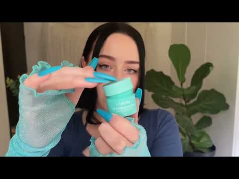 *one minute asmr* lipbalms lid tapping (no talking)