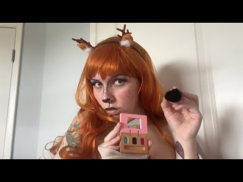 ASMR Deer gives you a Makeover Roleplay (Fast) 🦌💋