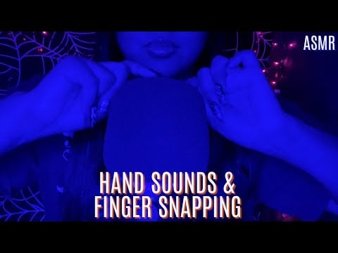 ASMR Fast and Aggressive Hand Sounds and Finger Snapping ~ Layered Sounds (No Talking)