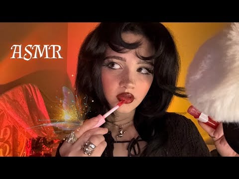 Fantasy x Reality ✩‧₊.*ASMR ✩‧.* Sleepy Sparkle {Mouth Sounds, Lip Gloss Application, Mic Sounds} 