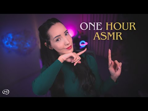 1 HORA DE ASMR [NO ADS] 🤍 reuni os melhores triggers nesse vídeo 🧸 4K