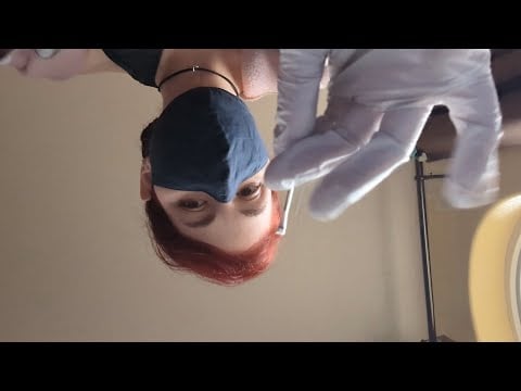 ASMR - Ear Cleaning and Injection Surgery - Gloves, Picking, Close Ear Sounds - Soft Spoken