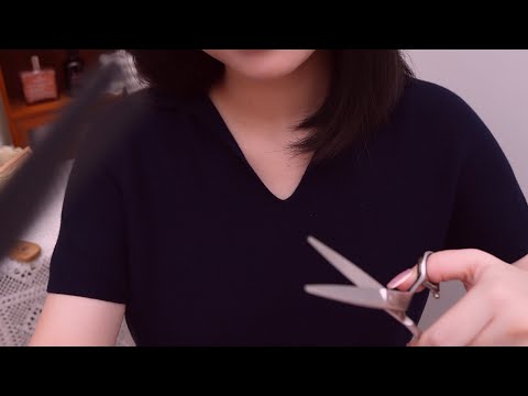 ASMR Tiệm cắt tóc xoa dịu đứa em thất tình ✂️  Relaxing Hair Salon (soft spoken)