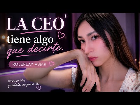 La Ceo te investiga secretamente🤫🥰-ROLEPLAY-ASMR