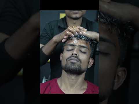 Heavy Oil Crunchy Head Scratching #shorts #asmr
