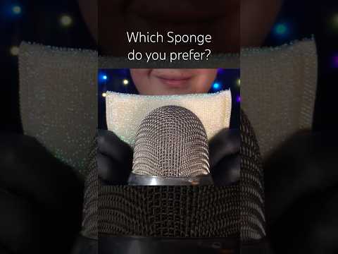 Which Sponge do you prefer??! 🤍 #asmr