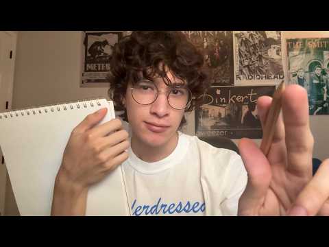 ASMR Can I Draw You | Guy In The Back Of The Class Draws You 💤