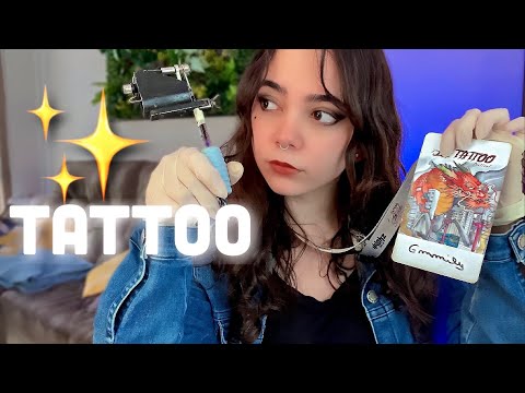 ✨ASMR ROLEPLAY | Te tatuando em um evendo de tatuagem✨