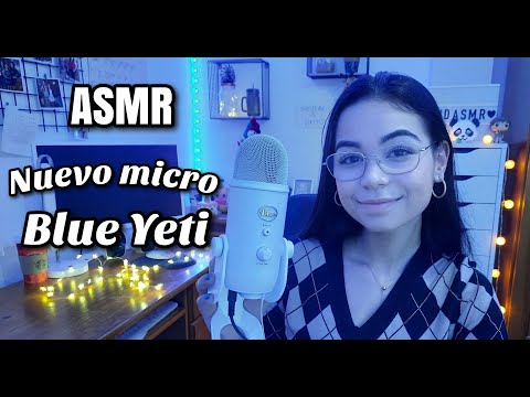 ASMR CON NUEVO MICRÓFONO!🎤| ASMR con BLUE YETI! | ASMR en español | ASMR para dormir | Pandasmr