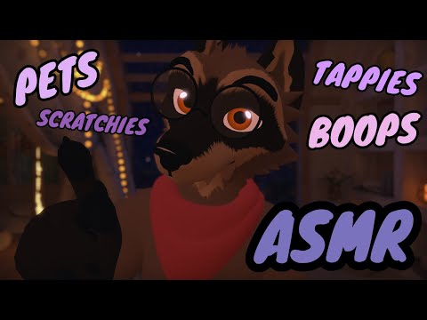 [Furry ASMR] Raccoon Gives You Pets, Scratchies, Boops and Tappies!