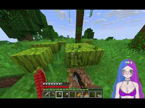ASMR 💚❤️Minecraft (Pt. 6)  + Ice Cream Eating!