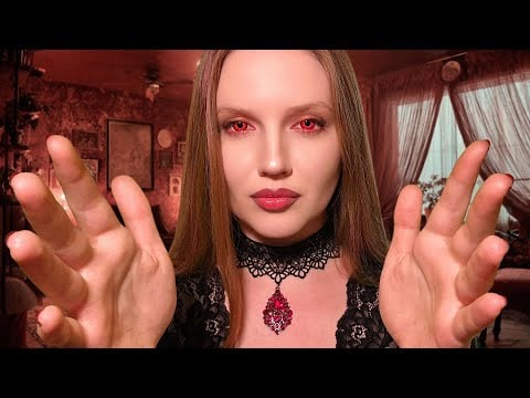 ASMR Neck and Shoulders Massage before a Halloween Party