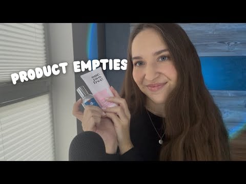 ASMR Slow & Gentle Triggers 🦋 (Tapping, Scratching & Tracing on Product Empties, Minimal Talking)