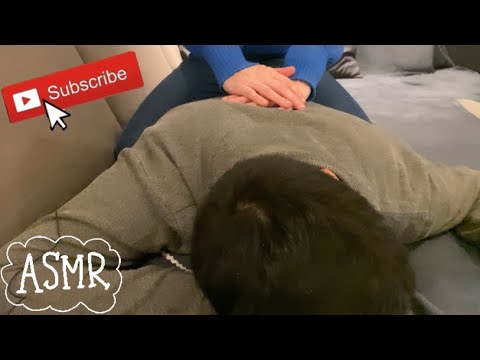 ASMR⚡️Satisfying back massage on clothes! (LOFI)