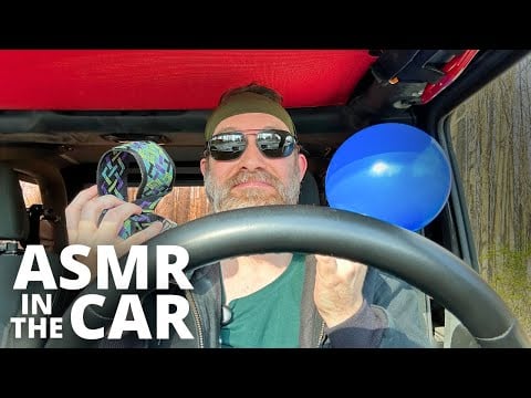 ASMR in the Car - Lofi Triggers from my Job