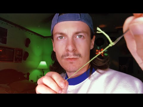 [ASMR] Embroidering Lime Eyebrows on Your Face | Visual ASMR Triggers