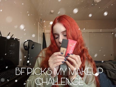 BOYFRIEND PICKS MY MAKEUP CHALLENGE