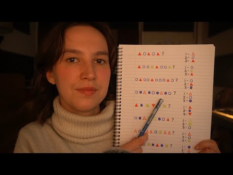 ASMR Tests (IQ, Memory & Focus)