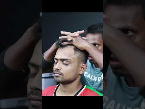 Weird But Satisfying Head Massage ASMR #shorts