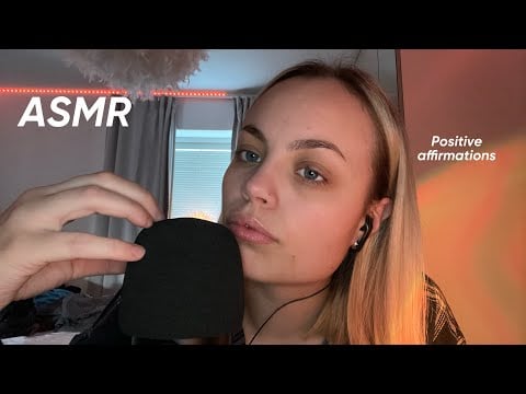ASMR Positive affirmations to make you more confident 😎✨