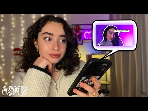 🌙ASMR FRANÇAIS : MES RÉSOLUTIONS 2024 ET JE RÉAGIS À MON ANCIENNE VIDÉO ! 💞(proche du micro) #asmr