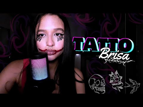 ASMR CASEIRO | VOU TATUAR VOCÊ 💜 #brisa #asmr