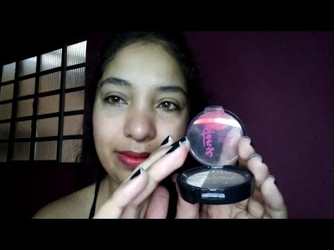 ASMR Te Maquiando Calmamente com os dedos Para Um Sono Profundo