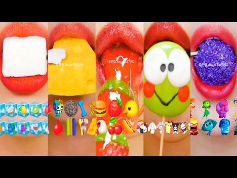 @AngelEATING777 asmr 10 MINUTES EMOJI FOOD CHALLENGE FOR SLEEP R수면유도 asmr 이모지 먹방 모음집 eatingsounds