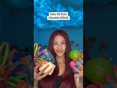 Esto VS esto (versión muy difícil) #asmrtriggers #asmrsounds #squishies #asmrvisual #asmrsounds