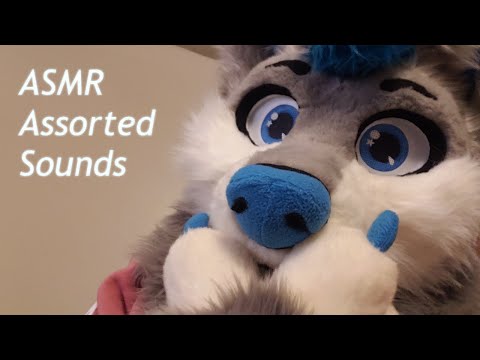 [Furry ASMR] Assorted sounds 2 (mouth sounds, tapping, scratching)(talking)