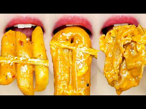 ASMR Creamy Mala Rose Tteokbokki 🌶️🥘 MUKBANG 마라로제 엽떡 먹방 Eating Sounds