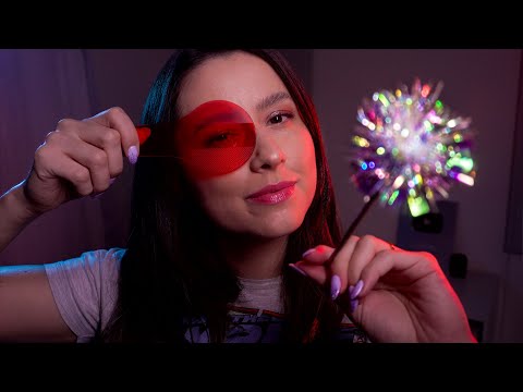 ASMR for people who need to sleep (3h) 🌧✨ visual triggers, mouth sounds, light, hand movements