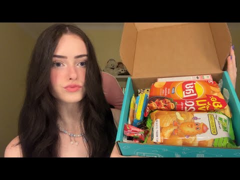 ASMR mukbang ~ trying snacks from thailand 🇹🇭