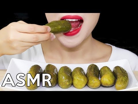 ASMR PICKLE CHALLENGE *CRUNCHY* (ASMR Phan) 피클 챌린지 리얼사운드 먹방 Eating Sounds