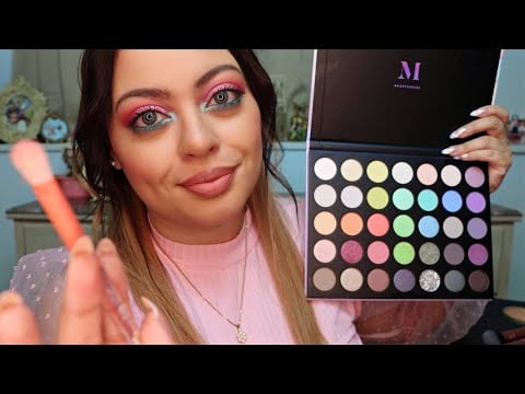 ASMR| Big Sister Does Your Spring Makeup (PERSONAL ATTENTION)