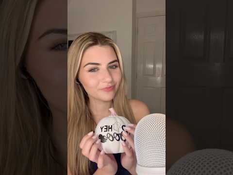 ASMR with cute spooky season items 🎃✨#spookyseason #asmr #asmrsounds #asmrtriggers #asmrtapping