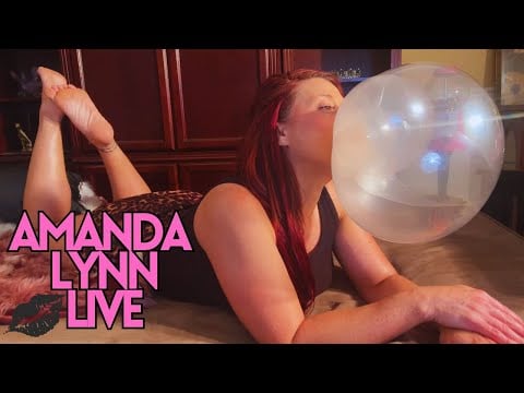 Amanda Lynn  in the Pose Makes Amazing Balloons Pop and Bubblegum Bubbles