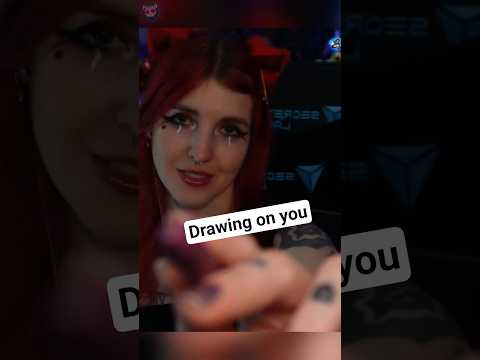 Drawing on your face #asmr